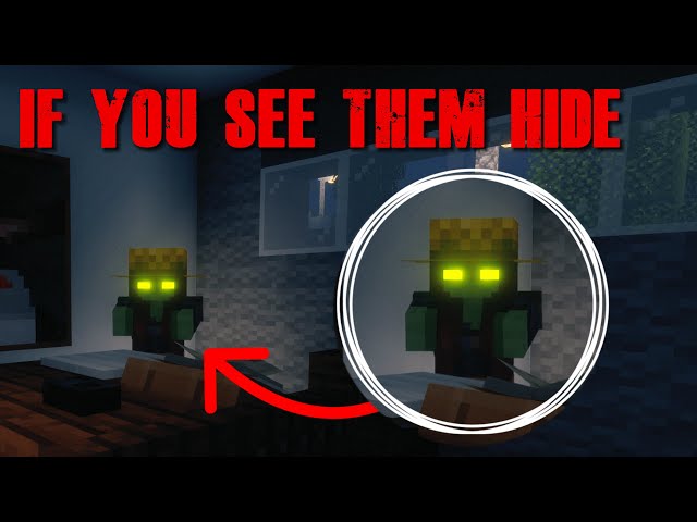 IF YOU SEE THEM RUN...|| Minecraft Horror