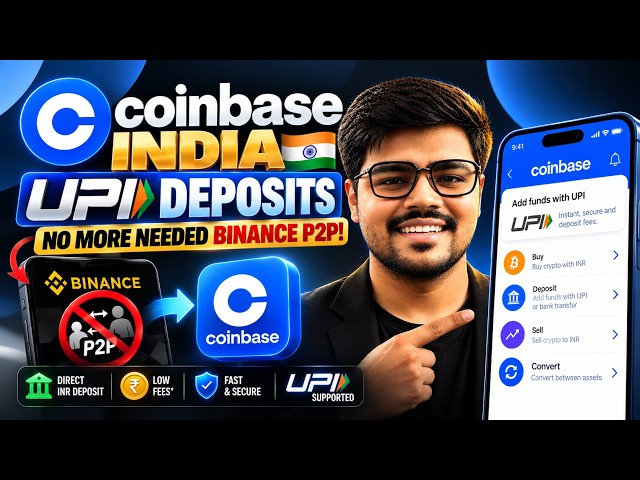 Coinbase India UPI Deposit LIVE 🇮🇳 | No More Binance P2P Tension | Coinbase INR Deposit Using UPI ✅