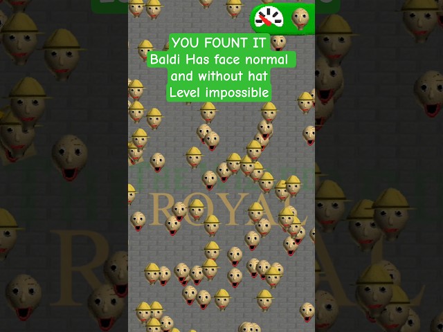 A New Challenge for you.. Found it Baldi!#challenge #meme #baldisbasics