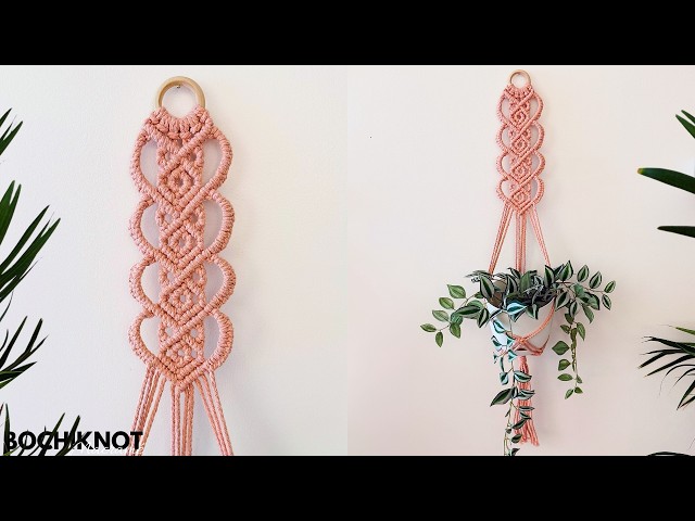 Fall in Love with This DIY Macrame Heart Plant Hanger! 💖