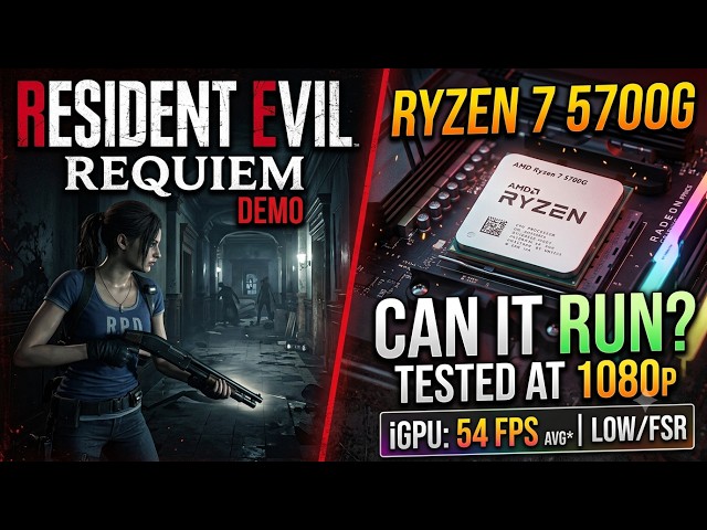 Testing AMD FSR 3 in Resident Evil Demo! (Is Frame Generation Smooth?)