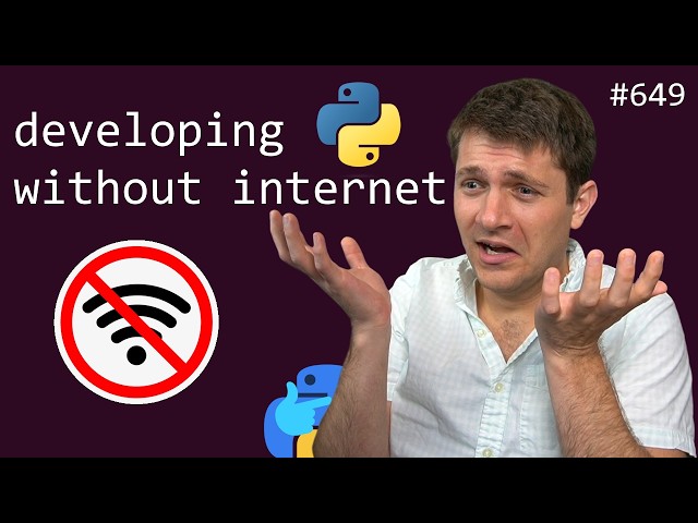 developing python entirely offline!