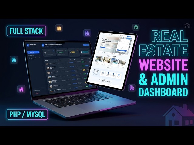 Complete Real Estate Website with Admin Dashboard in PHP & MySQL | Source Code & Demo