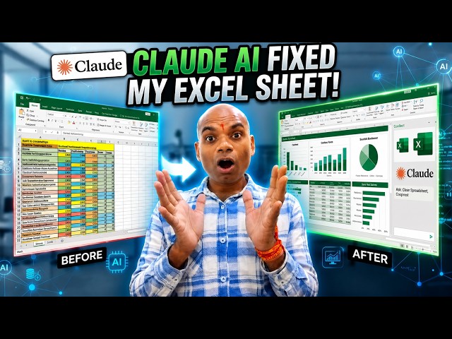 Transform Any Messy Excel File into a Professional Report Using Claude AI ! #findretech #claudeai
