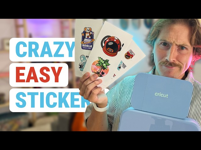 Making Stickers at Home Just Got WAY Easier (NEW Cricut sticker maker)