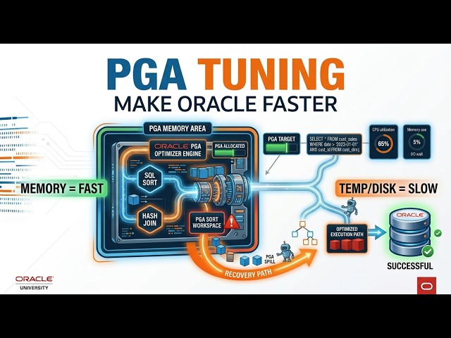 PGA Explained: PGA Tuning, TEMP Usage & SQL Performance | Oracle DBA Tutorial
