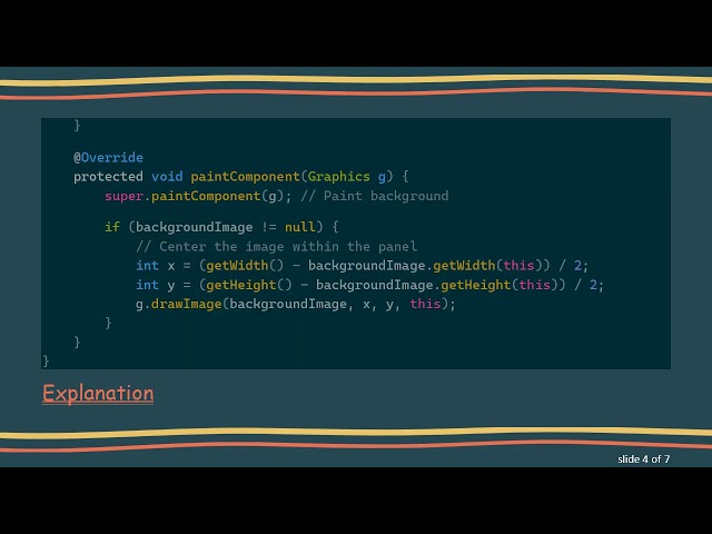How to Add a Background Image Directly to a JPanel in Java Swing