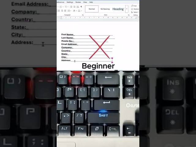 Stop wasting time in MS Word Here are some smart and powerful time-saving tricks #msword #mswordtips