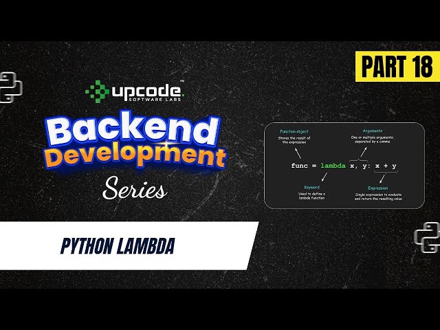 Part 18 - Python Lambda for Beginners — What Is It Really?