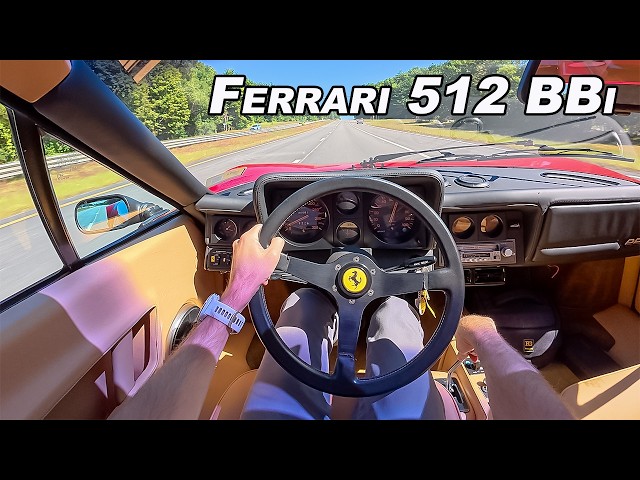 1983 Ferrari 512 BBi - Driving the Mid Engine Italian 12 Cylinder That Changed Everything (POV)
