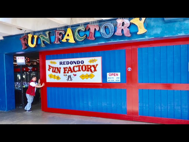 Fun Factory at Redondo Beach Pier is CLOSING - Amazing 80s Arcade