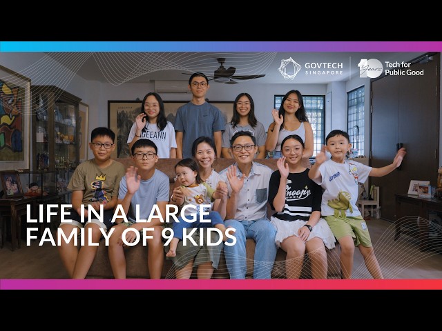 Parenting 9 Kids: Here’s How LifeSG Lightens The Admin Load | #StoriesOfGovTech Ep 4