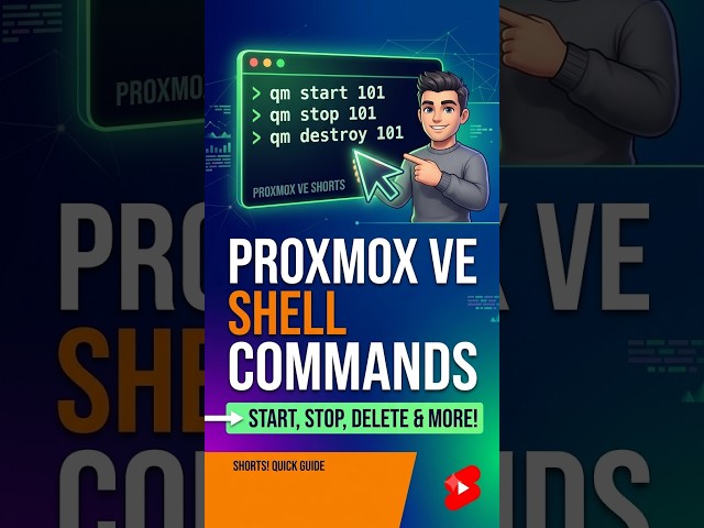 Proxmox Shell Commands in 60 Seconds #Shorts