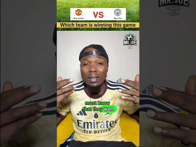 Man United vs Man City. Which team is winning this game
