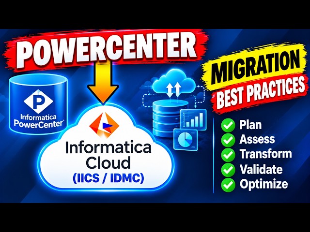 IICS informatica Tutorial: Informatica PowerCenter to IICS(IDMC) Migration Best Practices