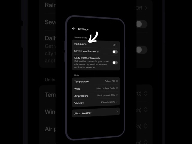 OnePlus Rain Alert Kaise Enable Kare? 🌦️ | Whether Update Kaise Karna  | #rainalert #shorts