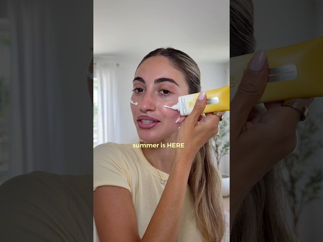 3 step summer makeup routine🤩 @Clinique Even Better Clinical Makeup SPF 45 #cliniquepartner #makeup