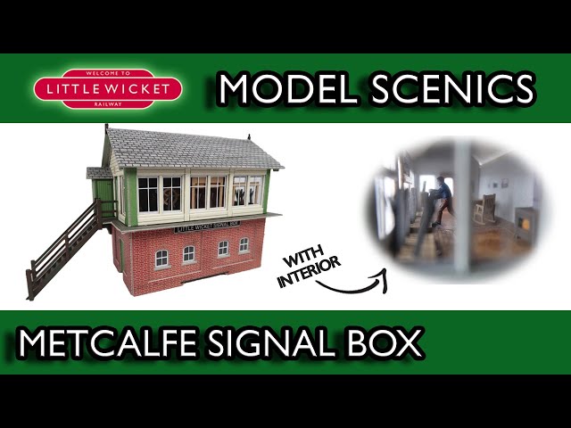 Model Scenics | Metcalfe Signal Box (PO233) with Interior (PO580)