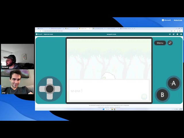 Make-a-gotchi and physics phun in MakeCode Arcade!