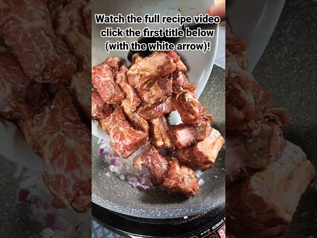 One Bite = Heaven! 🌟 Braised Ribs Hack #Yum 😲  #shortsvideo #viralshort #porkribs #porkribsrecipe
