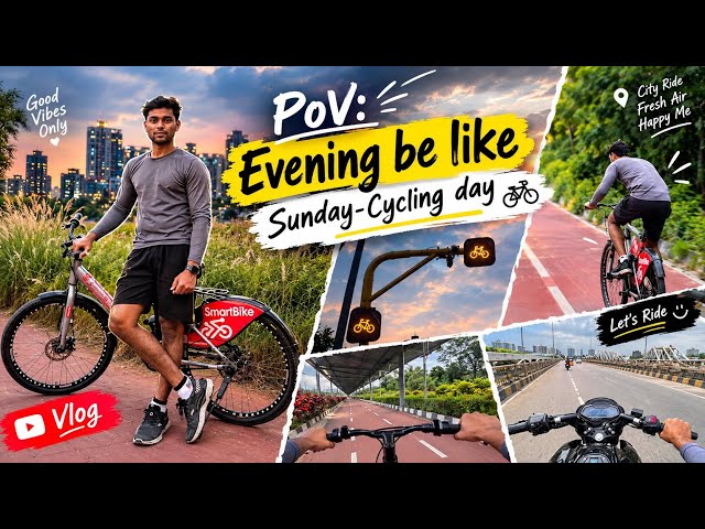 My Cycling Experience on Hyderabad’s Solar Track | Weekend Vlog