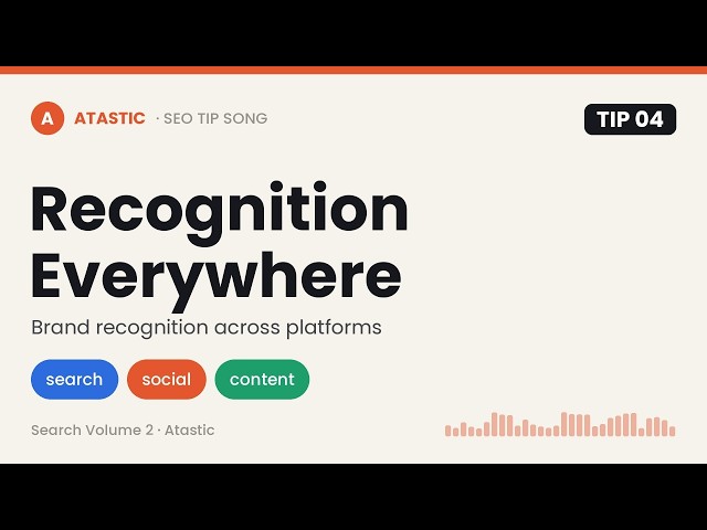 Brand Recognition Across Search, Social and Video: Be the Same Everywhere | Daily SEO Song #35