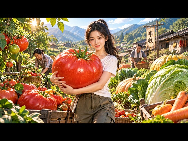 Unemployed Daughter’s Blood: Spirit‑Spring Transforms Barren Village！#drama #chinesedrama