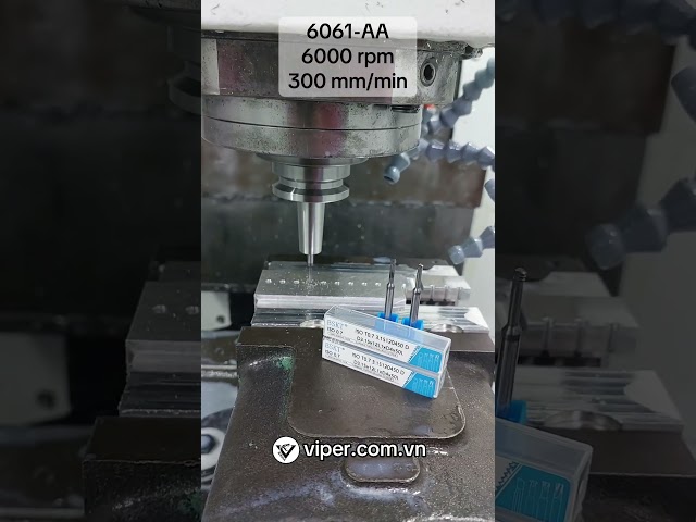 M4x0.7 (12mm depth) thread milling
