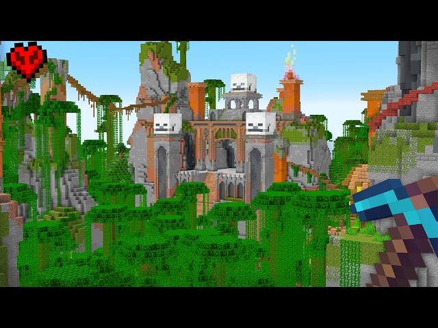 I Built A Jungle City in Minecraft Hardcore!