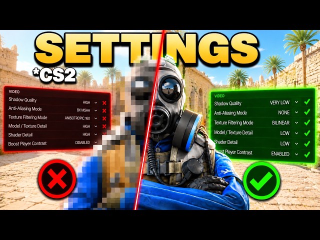 Best CS2 Settings Guide 2026 (FPS, Audio, Radar & More)