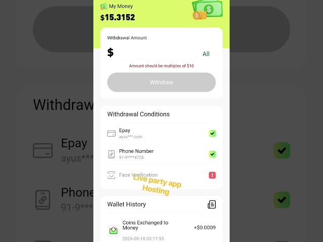 live party hosting app #shorts