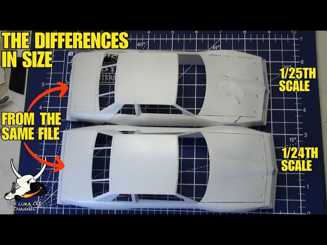 The Comparison Of 1/24th Scale vs.1/25th Scale In Model Cars Ep.502