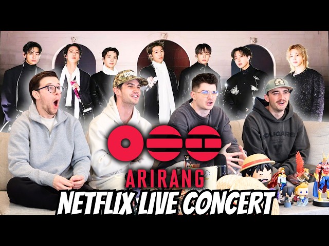 AMERICANS FIRST LIVE CONCERT REACTION | BTS Arirang Netflix Concert