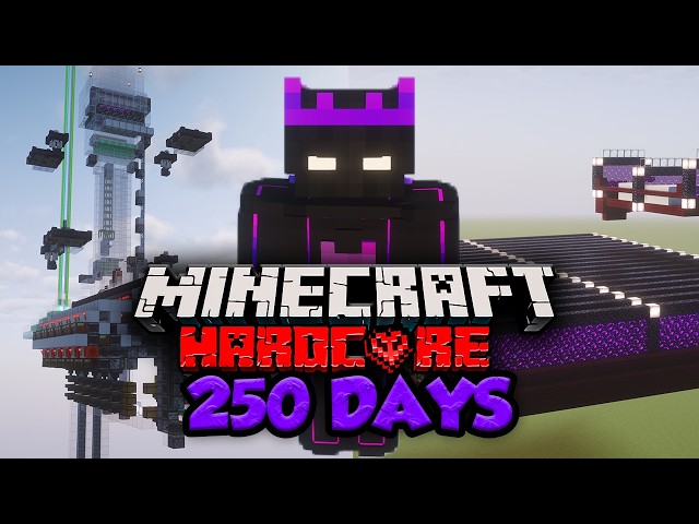 I Survived 250 Days in Minecraft Hardcore [FULL MOVIE]