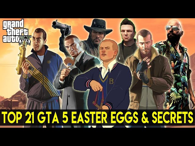 21 EASTER EGGS & RAHASIA GTA 5 YG JARANG DIKETAHUI - PART 6