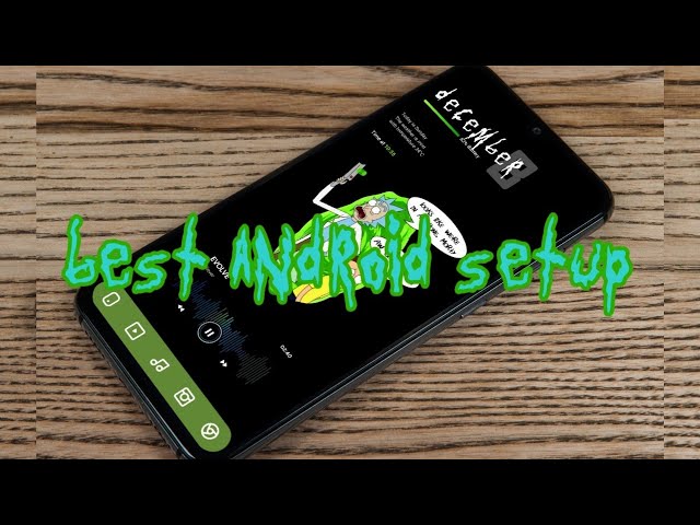 Best Nova Launcher Setup (Rick & Morty) | Customize your Android Homescreen!