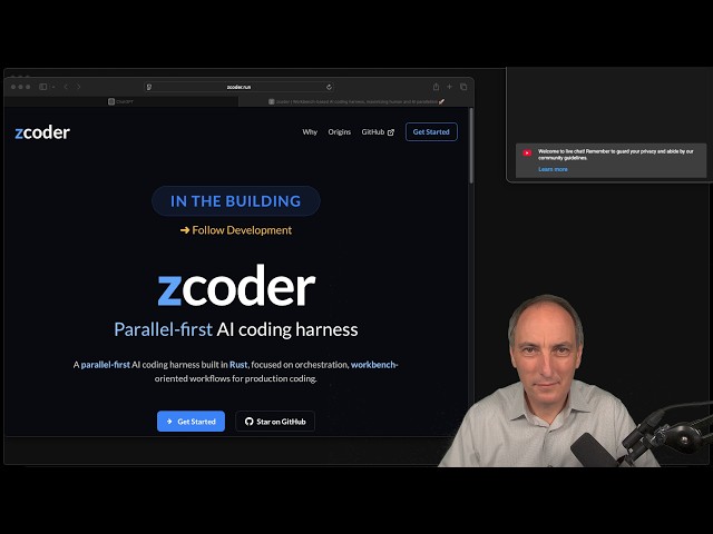 Rust live coding ➜ the building of zcoder, E01