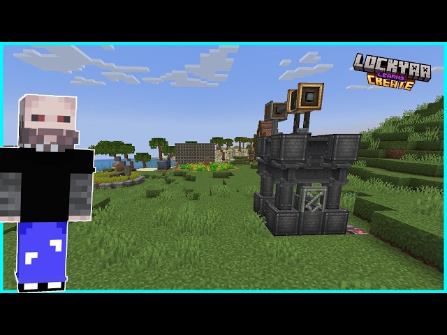 Building My First Create Lift | Minecraft Create Mod