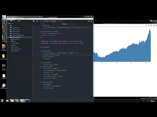 Tutorial para Crear un Gráfico de Línea con MongoDB y D3.js
