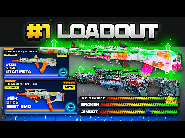 the NEW *BROKEN* #1 META LOADOUT in Warzone after the NEW UPDATE! (Best VMP and VOYAK Class)