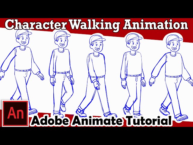 Cartoon Boy Character Walking Animation | Part-02 Character Details | Adobe Animate Tutorial