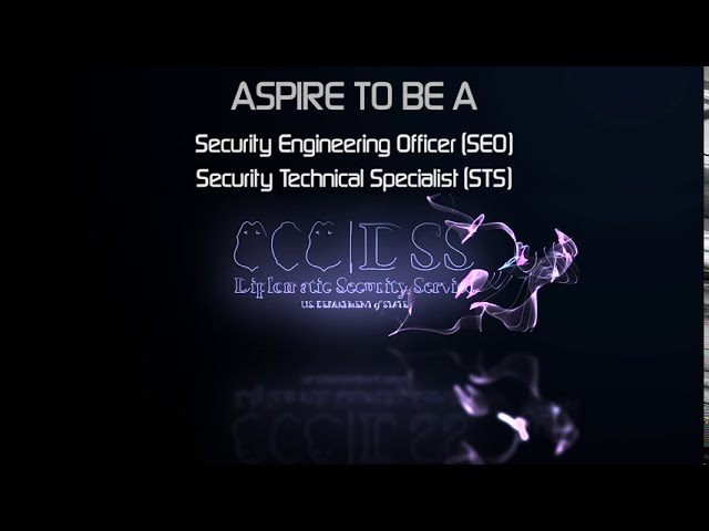 Aspire to be a Security Engineering Officer (SEO) Security Technical Specialist (STS)