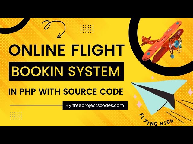 online flight booking system project in php with source code