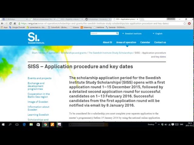 Study in Sweden | SI Scholarship