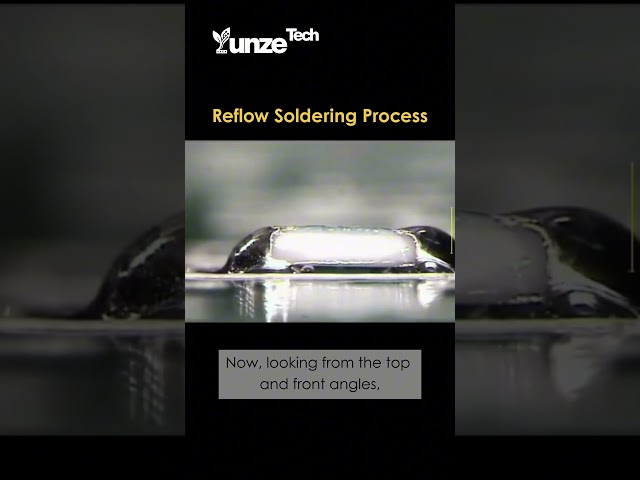 How Solder Paste Melts in Reflow Soldering ⁠— Up-Close View!