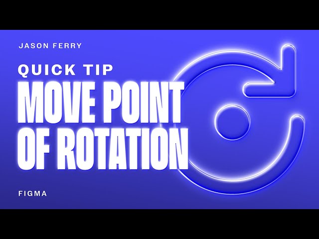 How To Move Rotation Point In Figma