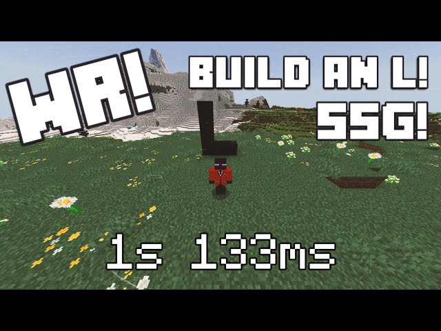 [Former WR] BUILD AN L! | V26 SSG Minecraft Bedrock Edition Speedrun