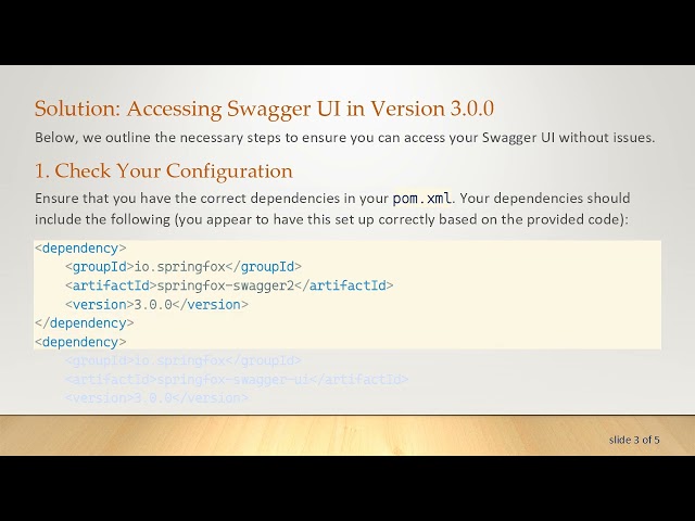 Fixing Swagger UI Access Issues in Spring Boot Applications: A Guide for Version 3.0.0