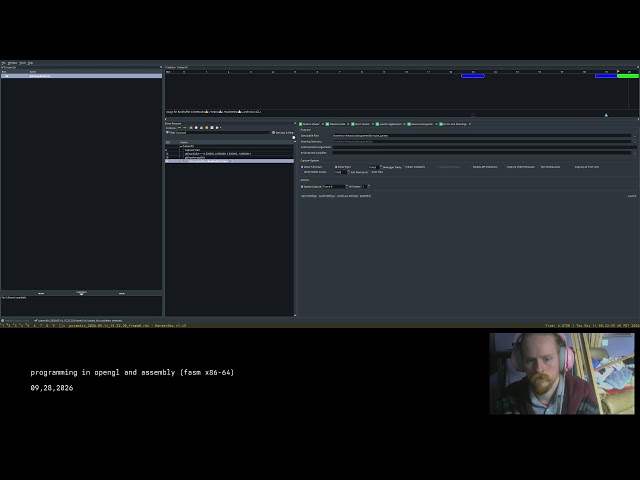 Programming with OpenGL and Assembly (fasm x86-64)