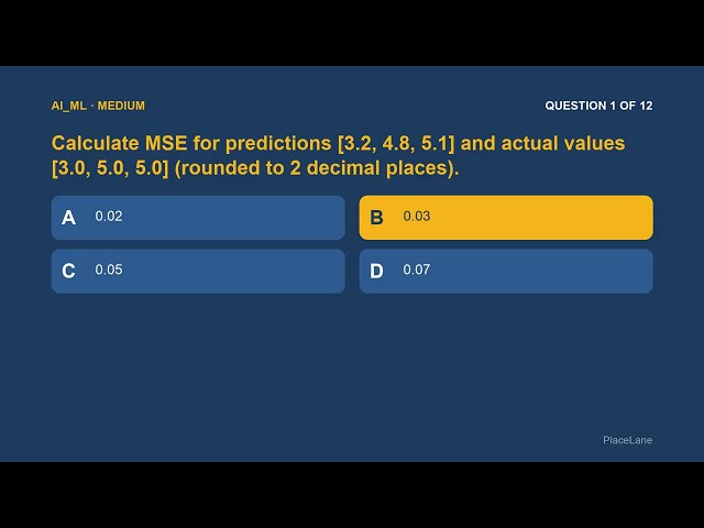 Top 12 AI & Machine Learning Interview Questions Explained | Placement Prep